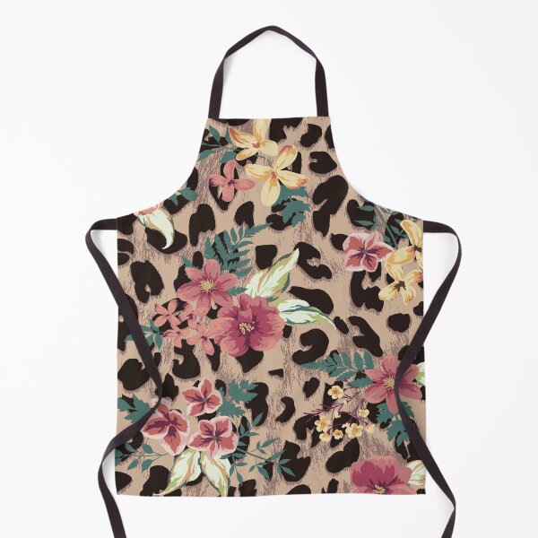 Item preview, Vintage Pink Floral Leopard Pattern designed and sold by Johnnies.