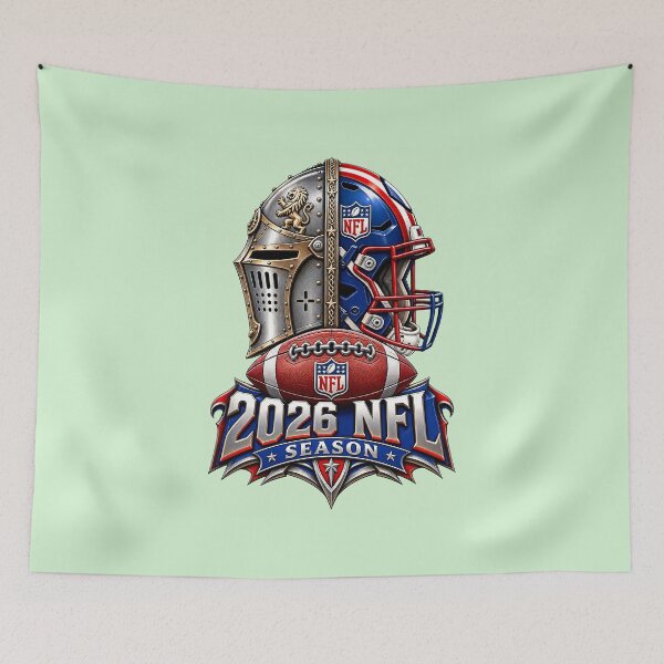 Artikelvorschau, NFL Saison 2026 American Football Liga entworfen und verkauft von Abeshinobi.