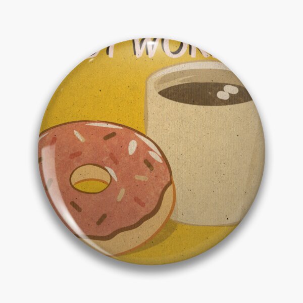 Item preview, Donut Worry Coffee’s Here Retro Card designed and sold by ben.comictell.