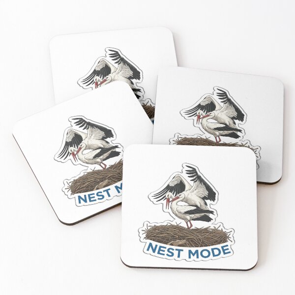 Item preview, Nest Mode Storks In Nest Illustration designed and sold by FotoBastek.
