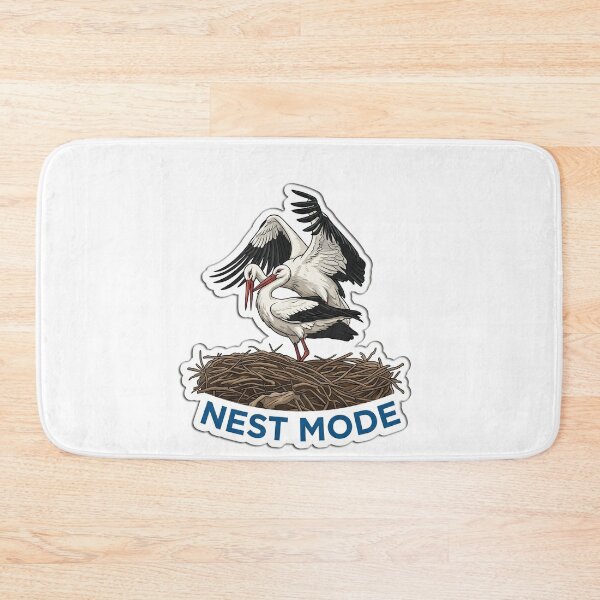 Item preview, Nest Mode Storks In Nest Illustration designed and sold by FotoBastek.