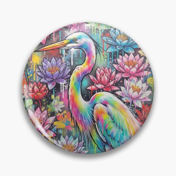 Item preview, Egrets in the lotus pond designed and sold by PP&RAINBOW SHOP.