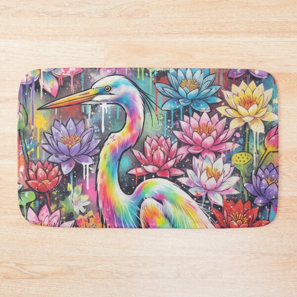 Item preview, Egrets in the lotus pond designed and sold by PP&RAINBOW SHOP.