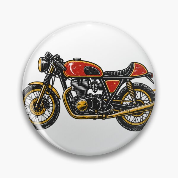 Item preview, Vintage Cafe Racer Motorcycle Classic Bike Rider designed and sold by eignvalue.