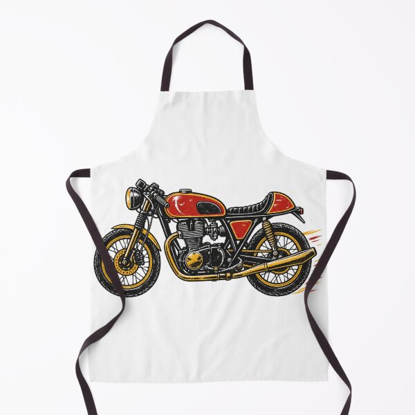Item preview, Vintage Cafe Racer Motorcycle Classic Bike Rider designed and sold by eignvalue.