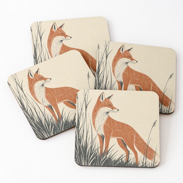 Item preview, Red Fox in Tall Grass designed and sold by Sarcastic designs.