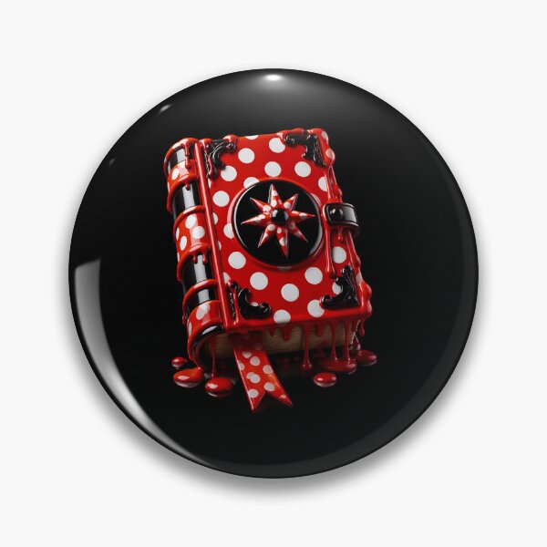 Item preview, Melting Polka Dot Spellbook Gothic Magic Grimoire designed and sold by YourColorsWall.
