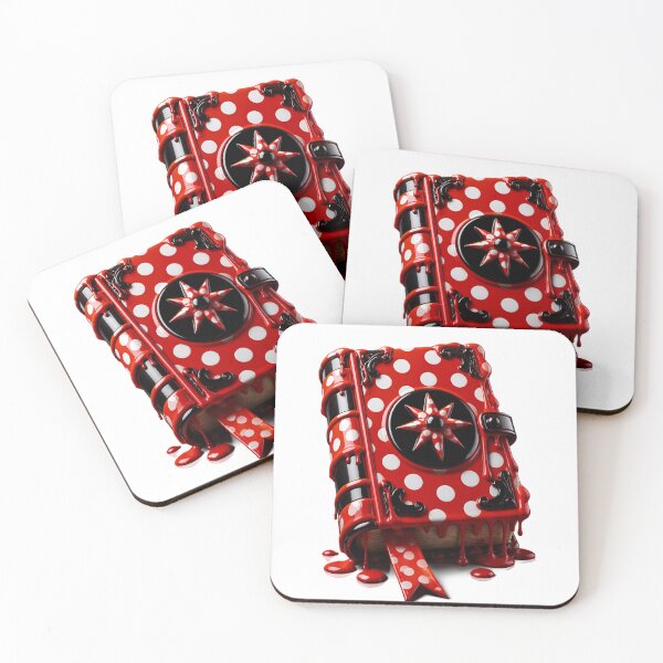 Item preview, Melting Polka Dot Spellbook Gothic Magic Grimoire designed and sold by YourColorsWall.