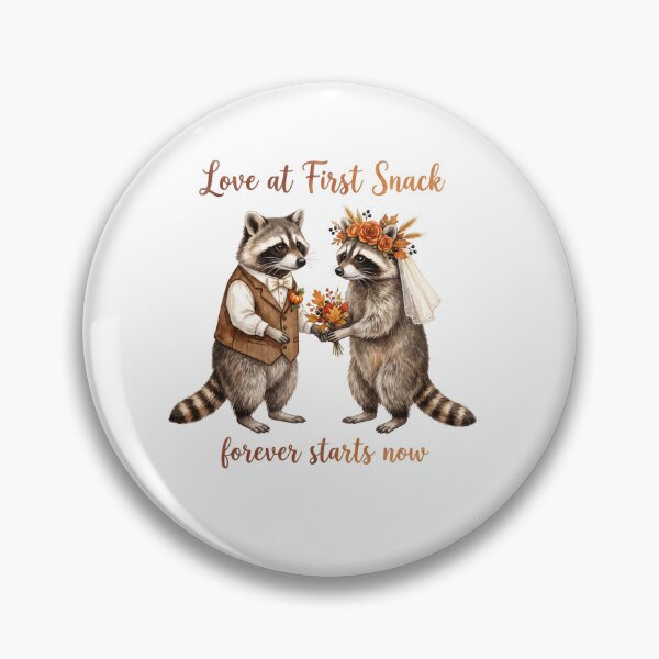 Item preview, Autumn Raccoon Wedding designed and sold by Tiffany Roy.