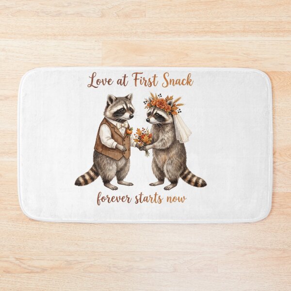 Item preview, Autumn Raccoon Wedding designed and sold by Roy & Tiffany.