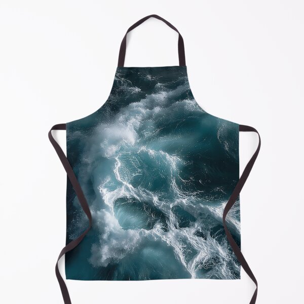 Item preview, Sea Foam Patterns Winding Over Deep Turquoise Ocean Water designed and sold by Yoruhara.