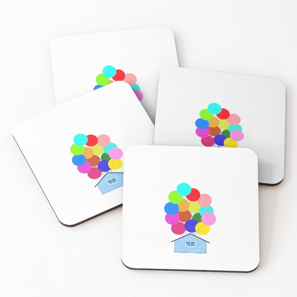 Item preview, Home with colorful balloons Digital Art designed and sold by hondaart.