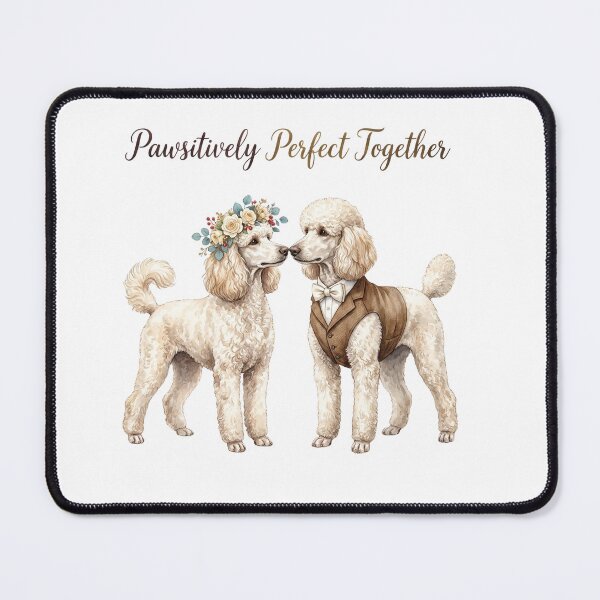 Item preview, Poodle Wedding Couple designed and sold by Roy & Tiffany.
