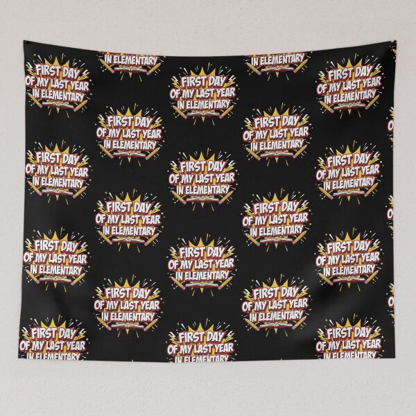 Item preview, First Day of My Last Year in Elementary School Milestone designed and sold by Redgiant87x.