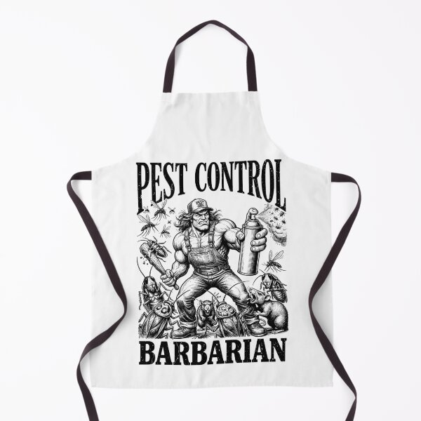 Item preview, Pest Control Barbarian Funny Rodent Insect Bug Exterminator designed and sold by GrandeDuc.
