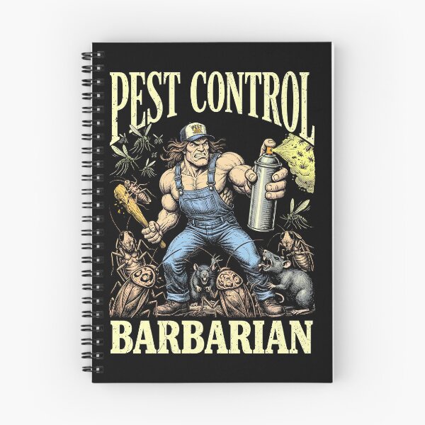 Item preview, Pest Control Barbarian Funny Rodent Insect Bug Exterminator designed and sold by GrandeDuc.