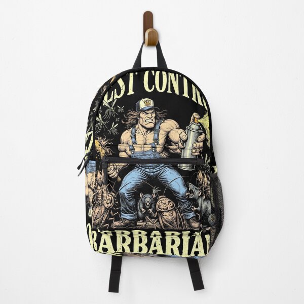 Item preview, Pest Control Barbarian Funny Rodent Insect Bug Exterminator designed and sold by GrandeDuc.