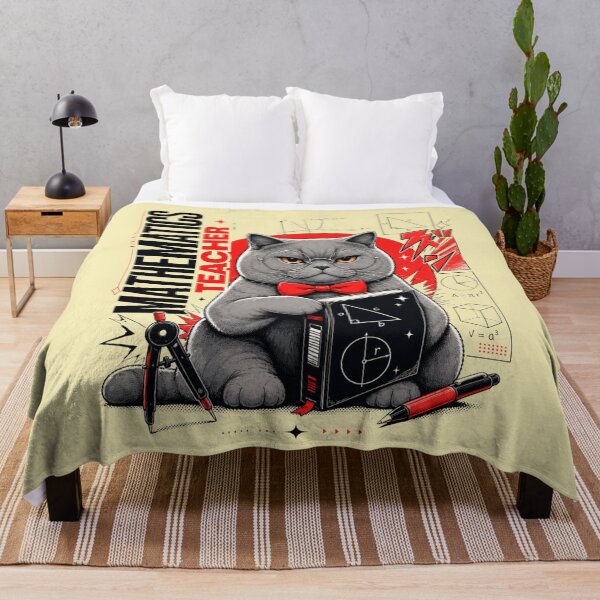Item preview, Copy of Mathematics Teacher British Shorthair Cat Geometry Calculus Manga Graphic T-Shirt | Funny Math Professor Cat STEM Teacher Gift designed and sold by illeN-Art-World.