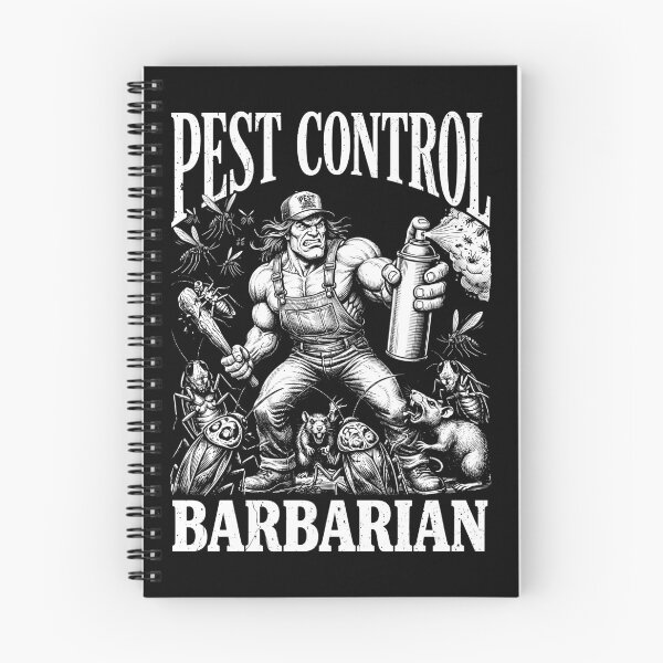 Item preview, Pest Control Barbarian Funny Rodent Insect Bug Exterminator designed and sold by GrandeDuc.