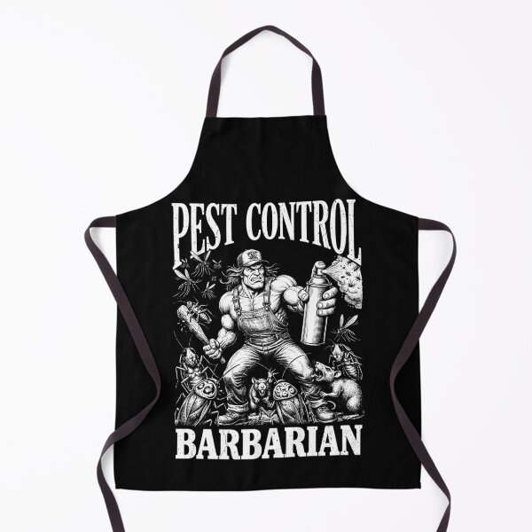 Item preview, Pest Control Barbarian Funny Rodent Insect Bug Exterminator designed and sold by GrandeDuc.