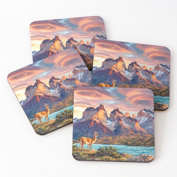 Item preview, Torres del Paine Patagonia Sunrise designed and sold by RedPeaStudio.