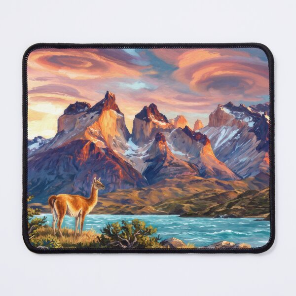 Item preview, Torres del Paine Patagonia Sunrise designed and sold by RedPeaStudio.