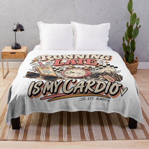 Item preview, Running Late Is My Cardio – Funny Coffee Lover, Busy Mom & Chaotic Morning Design designed and sold by InkBarn.