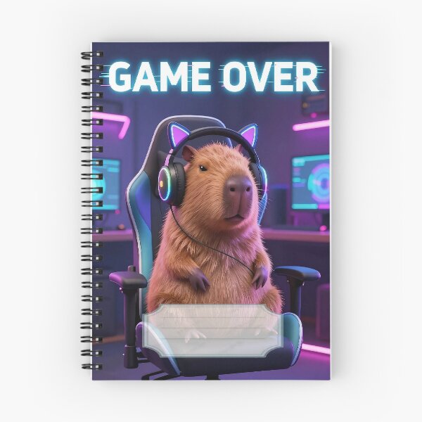 Item preview, Cyberpunk Capybara Gamer designed and sold by Freestyle Prints.