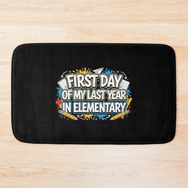 Item preview, First Day of My Last Year in Elementary Back to School designed and sold by Redgiant87x.