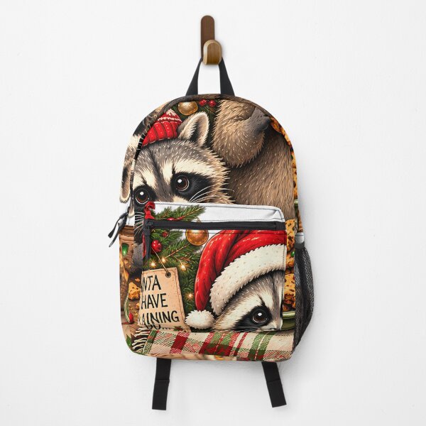 Item preview, Santa We Have Explaining To Do Funny Christmas Raccoon T-Shirt designed and sold by ARTwy.