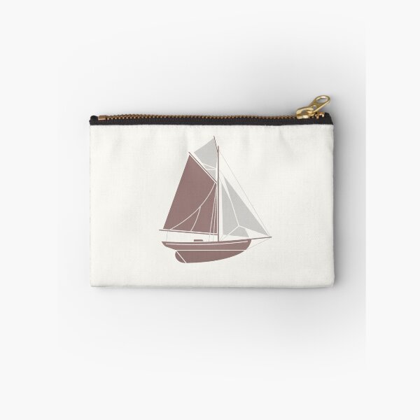Item preview, Minimalist Sailboat Vintage Boat Neutral Coastal Illustration designed and sold by KiwiRider.