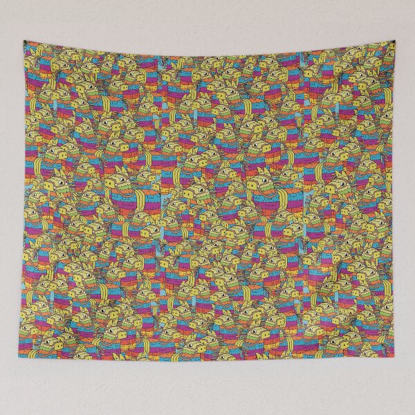 Item preview, Colorful Donkey Pinata Seamless Pattern designed and sold by WildArtIT.