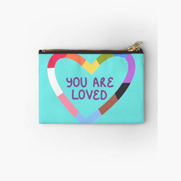 Item preview, You Are Loved Pride Heart – Inclusive Rainbow Flag Colors Design designed and sold by BuckaBaby.