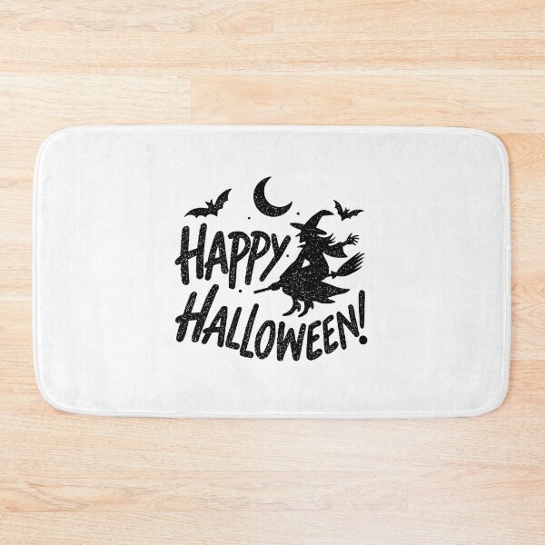 Item preview, Happy Halloween Witch & Bats Halloween Graphic designed and sold by Ramona-Gliga.