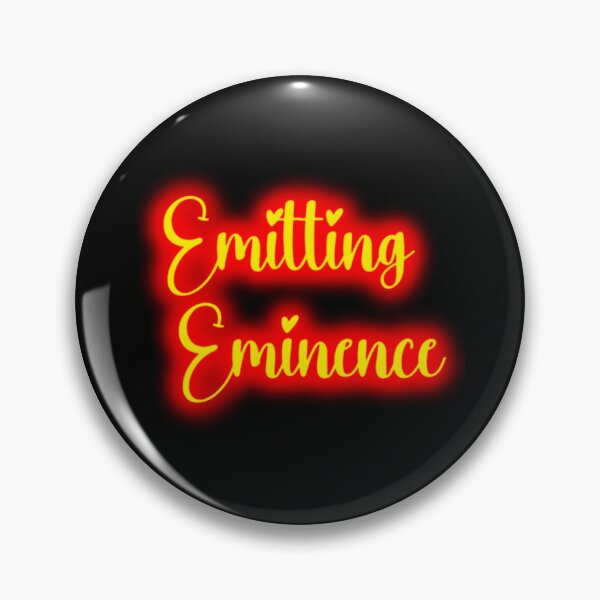 Item preview, Emitting Eminence - Glowing Neon Red & Yellow Cursive Graphic designed and sold by Emit Eminence.