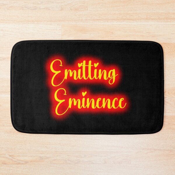 Item preview, Emitting Eminence - Glowing Neon Red & Yellow Cursive Graphic designed and sold by Emit Eminence.