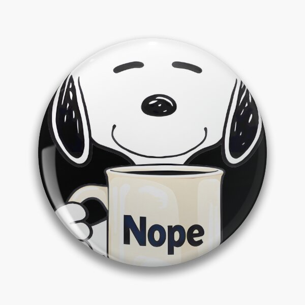 Item preview, Nope Snoopy M: Funny Sassy Beagle Quote Art ⭐⭐⭐⭐⭐ designed and sold by kimcstein.