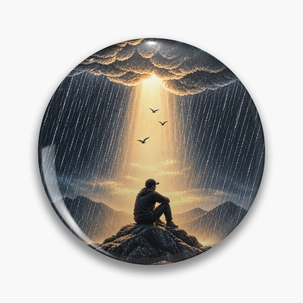 Item preview, Be Still | Christian Faith Storm Art designed and sold by Cool Robot Bro..