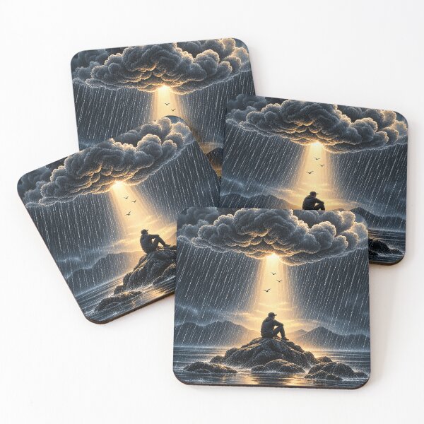 Item preview, Be Still | Christian Faith Storm Art designed and sold by Cool Robot Bro..