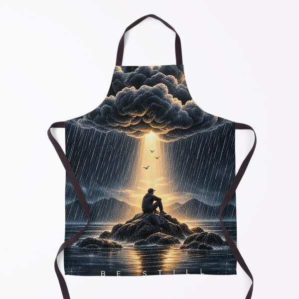 Item preview, Be Still | Christian Faith Storm Art designed and sold by Cool Robot Bro..