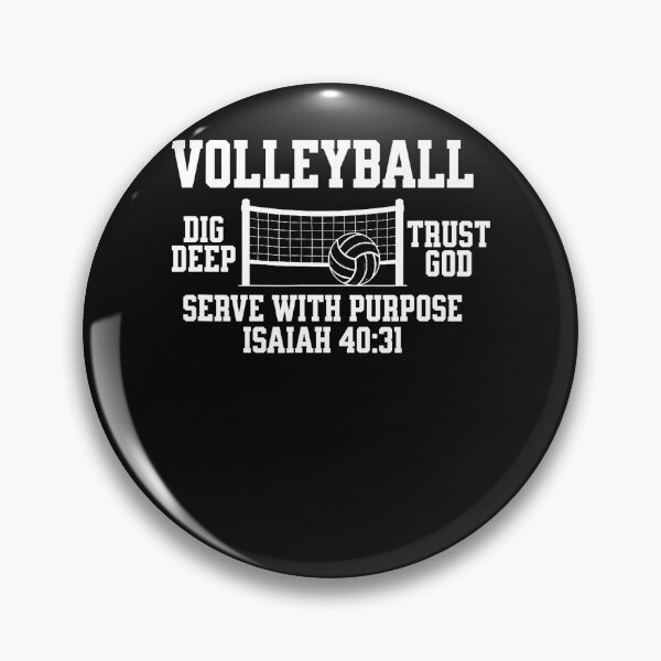 Item preview, Christian Volleyball Serve With Purpose designed and sold by JamesCrArt.