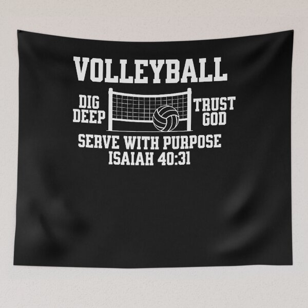 Item preview, Christian Volleyball Serve With Purpose designed and sold by JamesCrArt.