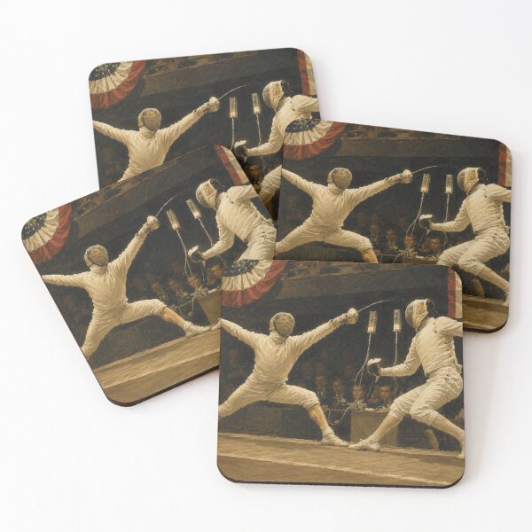 Aperçu de l'œuvre Collection Sportsman : Escrime créée et vendue par Skyeleigh and Spideough.