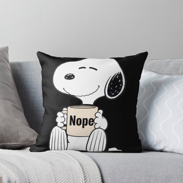 Item preview, Nope Snoopy Funny Quote Design - Relatable Introvert Peanuts Art ⭐⭐⭐⭐⭐ designed and sold by kimcstein.