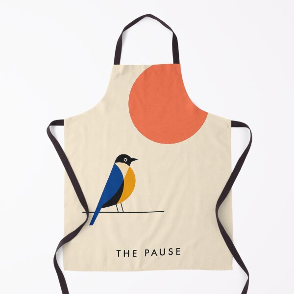 Item preview, The Pause – Mid-Century Modern Bird Art designed and sold by Filora Atelier | Bird Art.