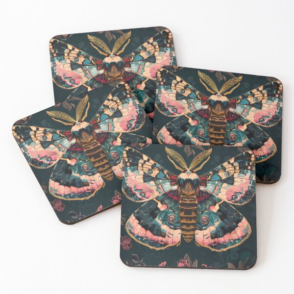 Item preview, Vintage Floral Moth – Dark Academia Botanical Illustration designed and sold by Artdavesalzburg.