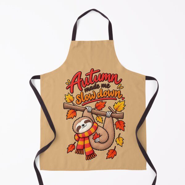 Item preview, Autumn Made Me Slow Down – Cute Sloth Fall Humor designed and sold by RosalesArts.