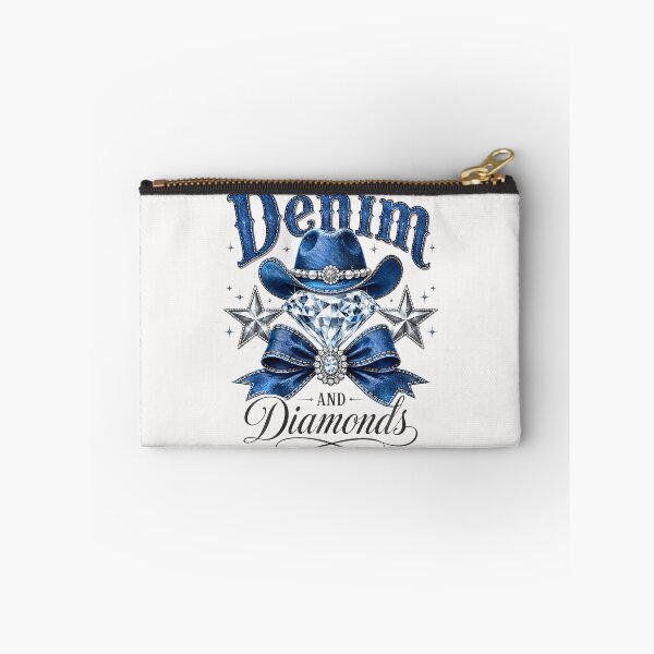 Item preview, Denim And Diamonds Bow Western Cowgirl Ladies  designed and sold by JamesCrArt.
