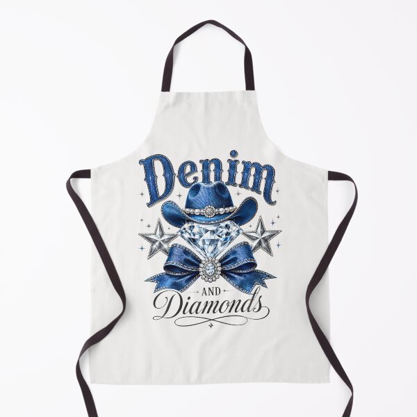 Item preview, Denim And Diamonds Bow Western Cowgirl Ladies designed and sold by JamesCrArt.