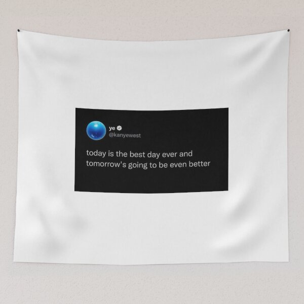 Item preview, Kanye tweet designed and sold by ConcreteSaint.